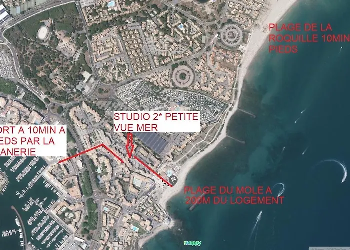 아파트 200m Du Mole Vue *